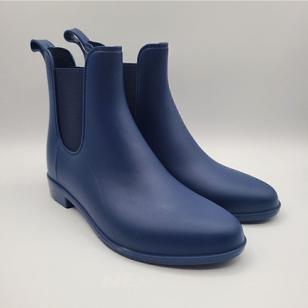Blue Chelsea Rain Boots Women's Size 7